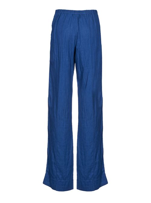 Pantaloni sportivi in chambray PALM ANGELS | PWCA061S24FAB0014903